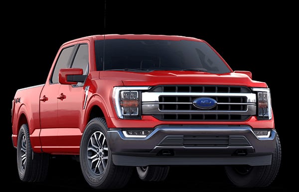 Red F150 Lariat